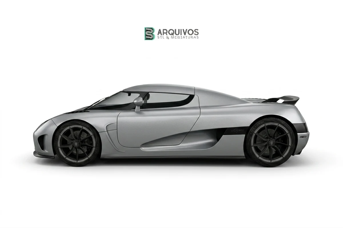 Modelo 3D STL - Koenigsegg Agera 2011 — foto 4